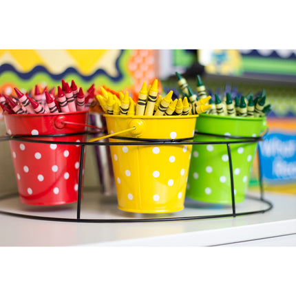 Polka Dot Buckets & Caddy Set