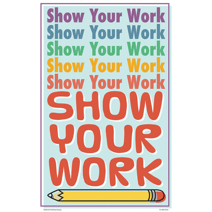 Math Fun Charts, Set of 8
