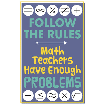 Math Fun Charts, Set of 8