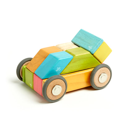 Magnetic Wooden Blocks, 42-Piece Set, Tints