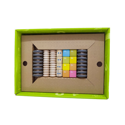Classroom Magnetic Wooden Block Kit, 130 Pieces
