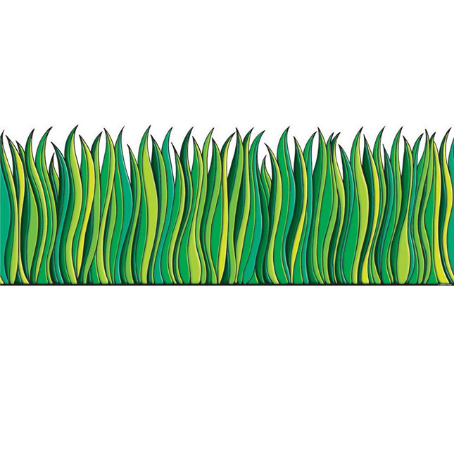 Tall Green Grass Jumbo Border