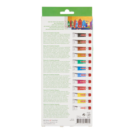 Art Creation Gouache Set 12 X 12ml Talens