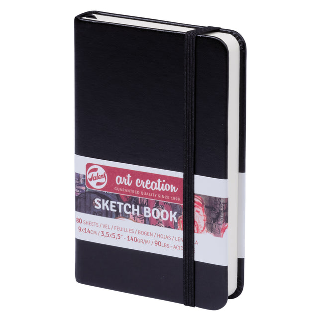 Sketchbook Black Cover 3.5x5.5in