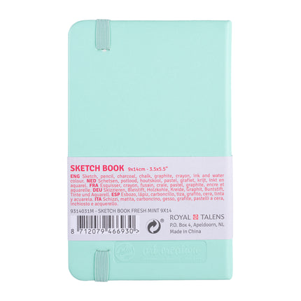 Sketchbook Fresh Mint Cover 3.5x5.5
