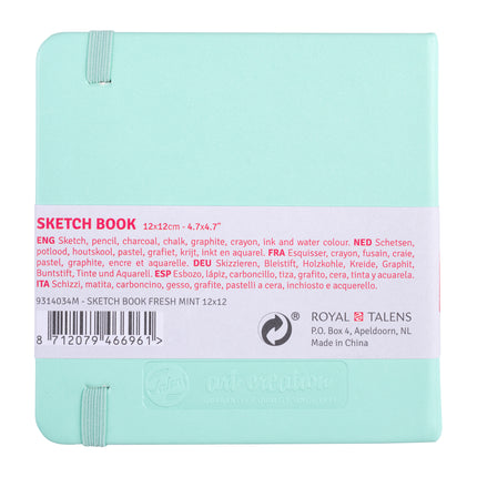 Sketchbook Fresh Mint Cover 4.7x4.7
