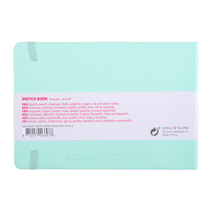 Sketchbook Fresh Mint Cover 8.3x5.8