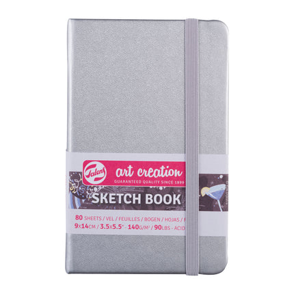 Sketchbook Shiny Silver 3.5x5.5in