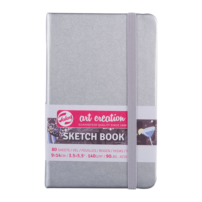 Sketchbook Shiny Silver 3.5x5.5in