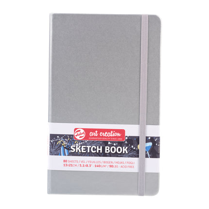 Sketchbook Shiny Silver 5.1x8.3in