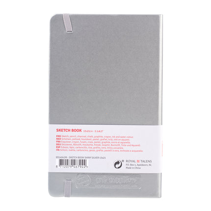 Sketchbook Shiny Silver 5.1x8.3in