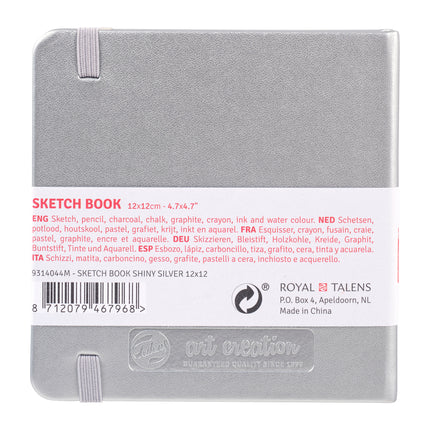 Sketchbook Shiny Silver 4.7x4.7in