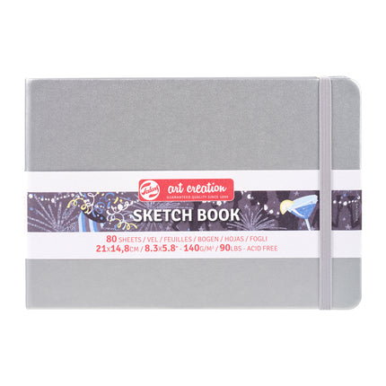 Sketchbook Shiny Silver 8.3x5.8in