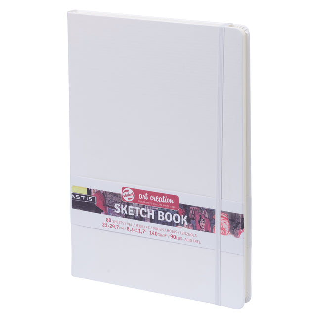 Sketchbook, 80 Sheets, White Cover