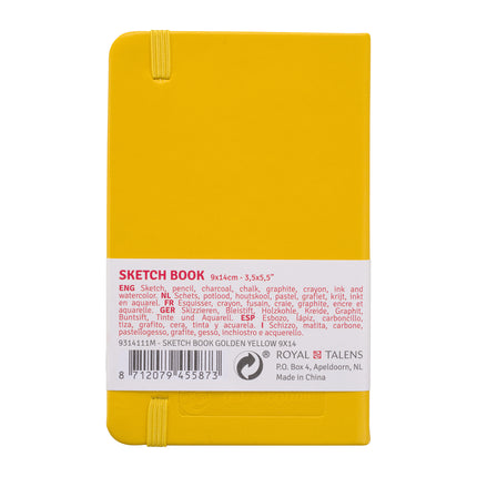 Sketchbook Yellow Cover 3.5x5.5in