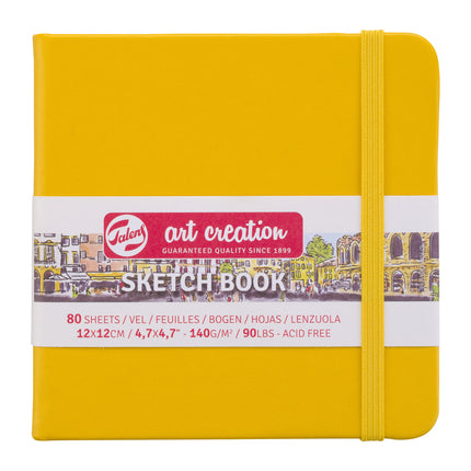 Sketchbook Yellow Cover 4.7x4.7in