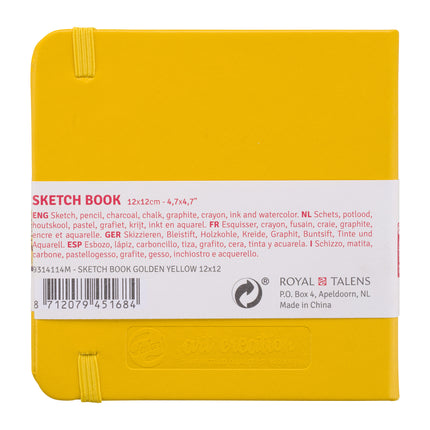 Sketchbook Yellow Cover 4.7x4.7in