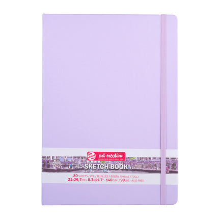 Sketchbook, 80 Sheets, Pastel Violet Cover
