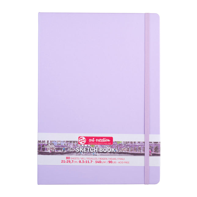 Sketchbook, 80 Sheets, Pastel Violet Cover