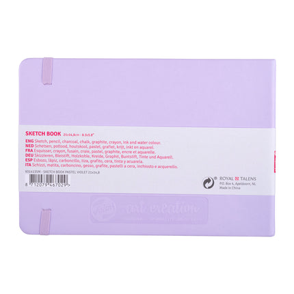 Sketchbook P Violet Cover 8.3x5.8