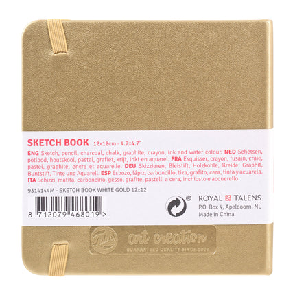 Sketchbook White Gold 4.7x4.7in