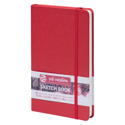 Sketchbook Red Cover 5.1x8.3in