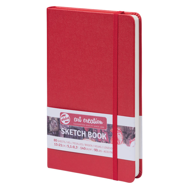 Sketchbook Red Cover 5.1x8.3in
