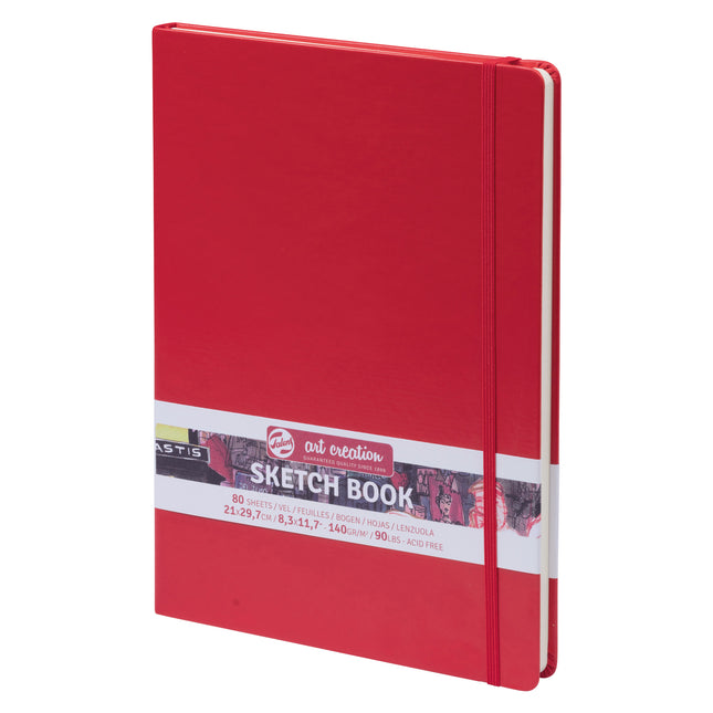 Sketchbook, 80 Sheets, Red Cover