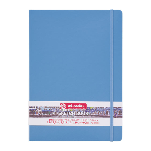 Sketchbook, 80 Sheets, Lake Blue Cover