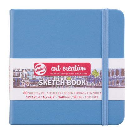 Sketchbook Lake Blue Cover 4.7x4.7
