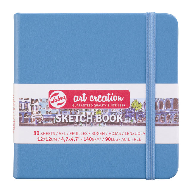 Sketchbook Lake Blue Cover 4.7x4.7