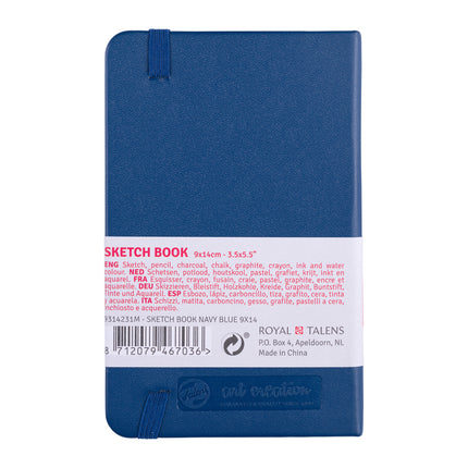 Sketchbook Navy Blue Cover 3.5x5.5