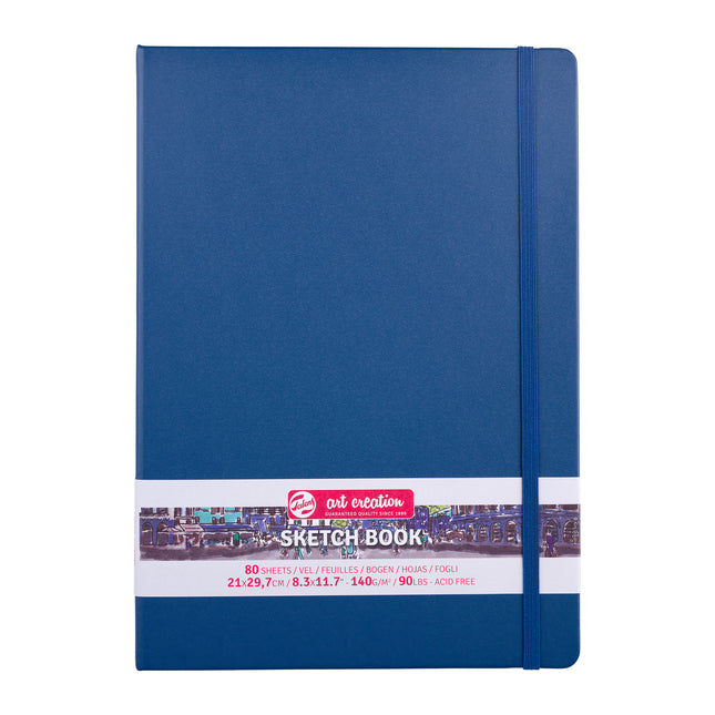 Sketchbook, 80 Sheets, Navy Blue Cover