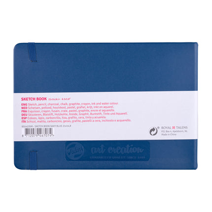 Sketchbook Navy Blue Cover 8.3x5.8