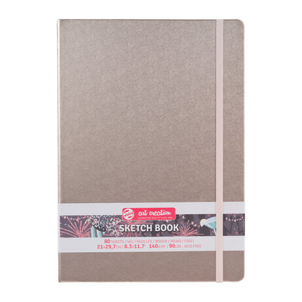 Sketchbook, 80 Sheets, Pink Champagne Cover