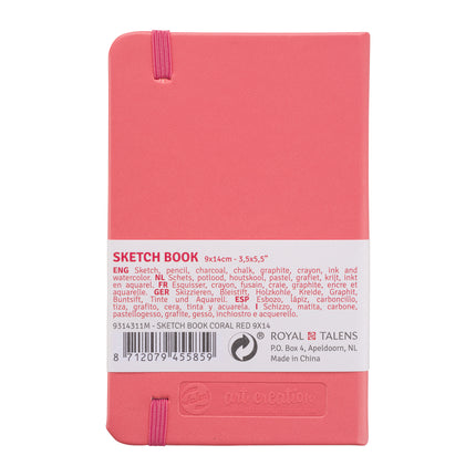 Sketchbook Coral Cover 3.5x5.5in