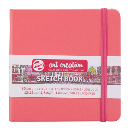Sketchbook Coral Cover 4.7x4.7in
