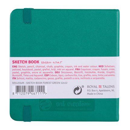 Sketchbook Forest Green 4.7x4.7