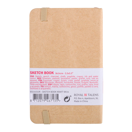 Sketchbook Kraft Cover 3.5x5.5in