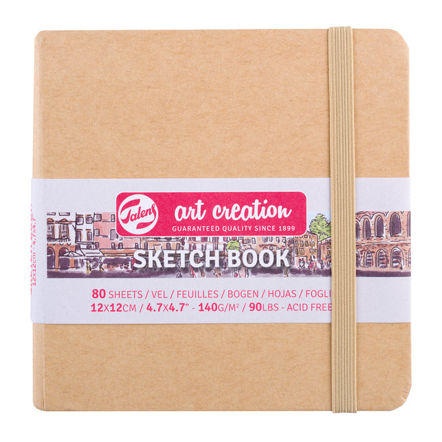 Sketchbook Kraft Cover 4.7x4.7in
