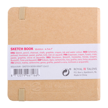 Sketchbook Kraft Cover 4.7x4.7in