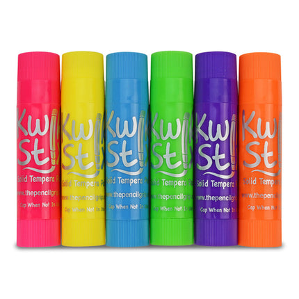 Solid Tempera Paint Stick, Classic, Neon & Metallic Colors