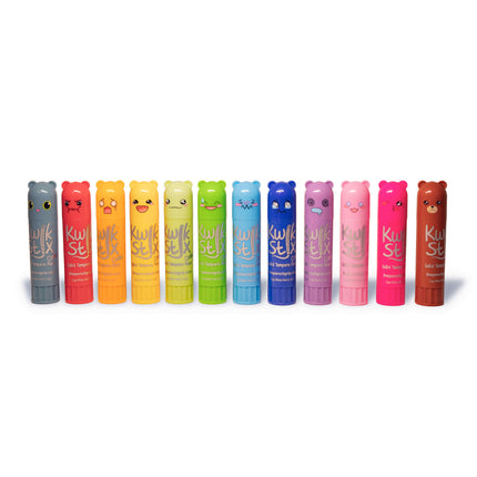 Cuties Solid Tempera Paint, Pack of 12