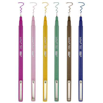 LePen® Micro-Fine Point Pen, Retro, 6 Colors