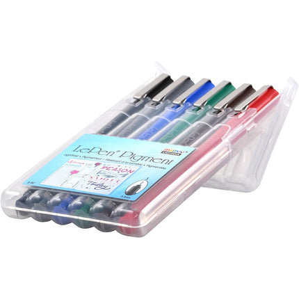 LePen® Pigment Pens, Primary Colors, Pack of 6