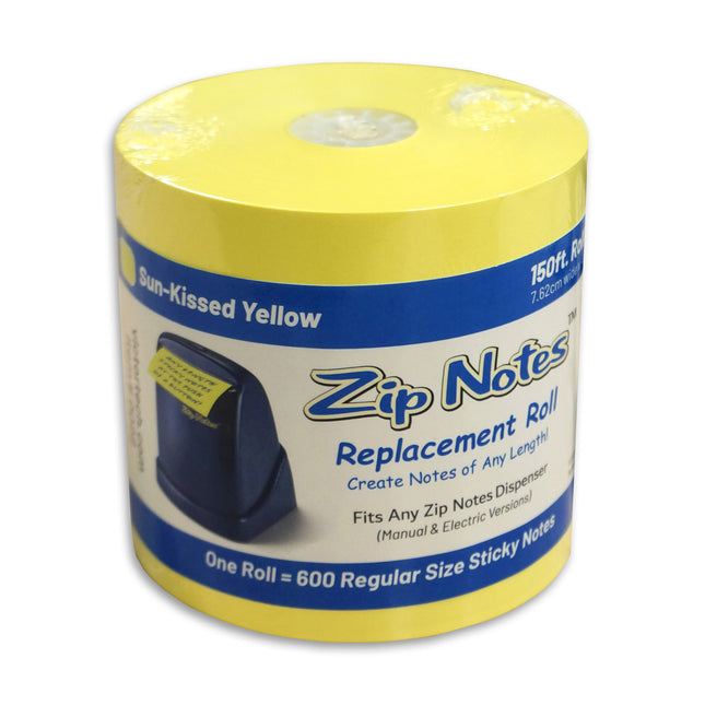 Zip Notes, Refill Paper, Yellow
