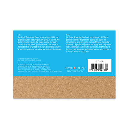 Watercolor Paper Pad 4x6in 140lb 15 Sheets