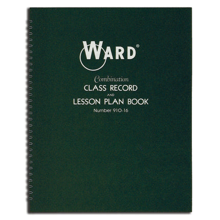 Combination Record & Lesson Plan Book (9-10 Weeks and 6 Periods)