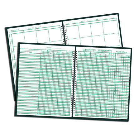 Combination Class Record & Lesson Plan Book (9-10 Weeks, 8 Periods)