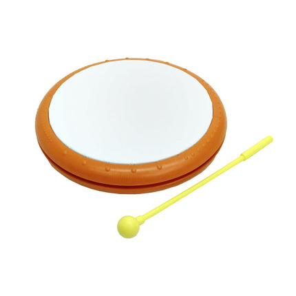 8" Plastic Frame Drum with Mallet